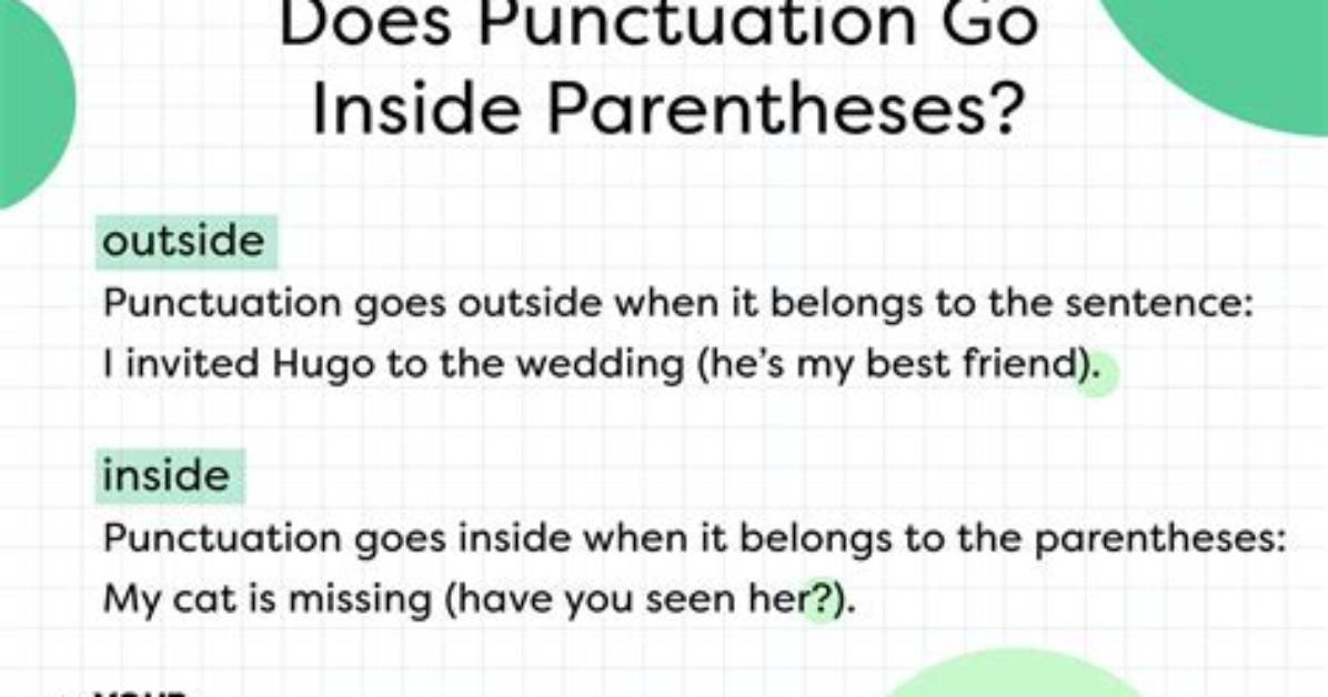 Where Does the Punctuation Go in This Sentence?