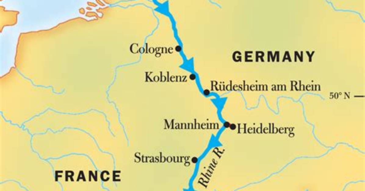 Where Does the Rhine River Start and End