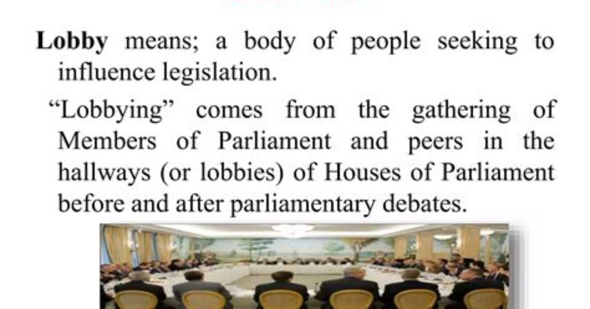 Where Does the Term Lobbying Come from?