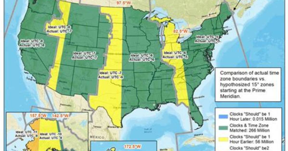 Where Does the Time Zone Change from Central to Eastern?