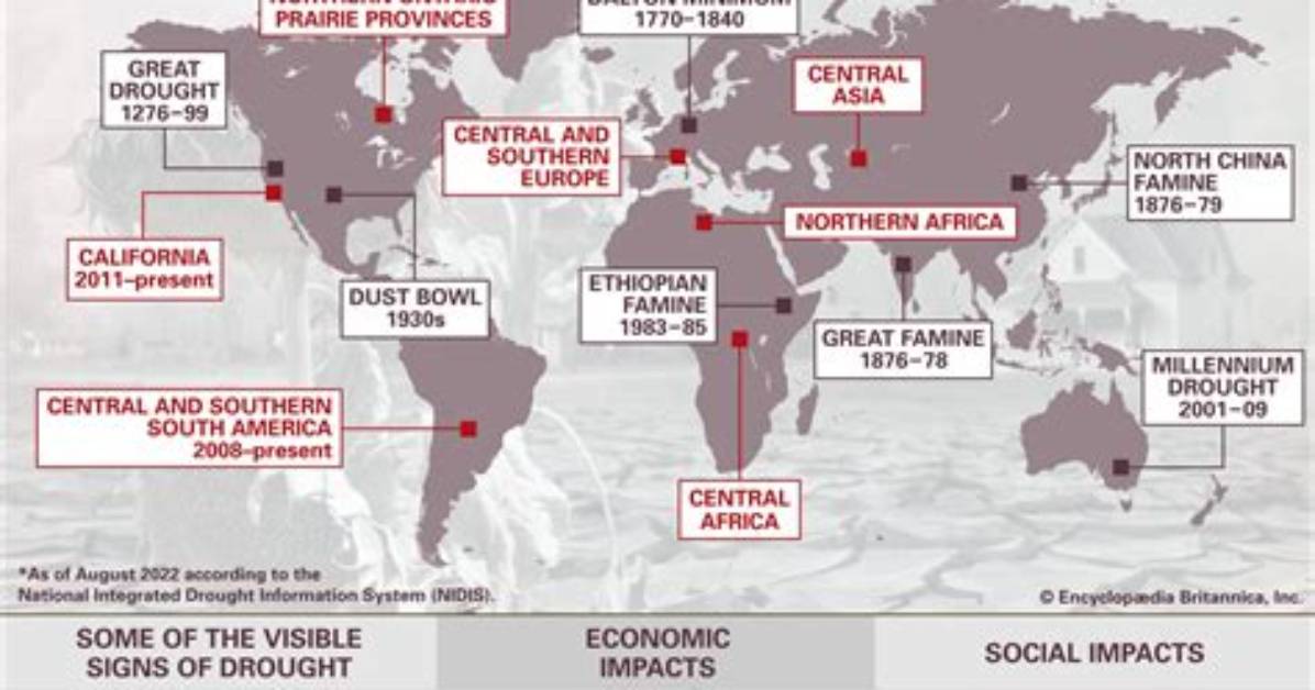 Where Droughts Occur Most?