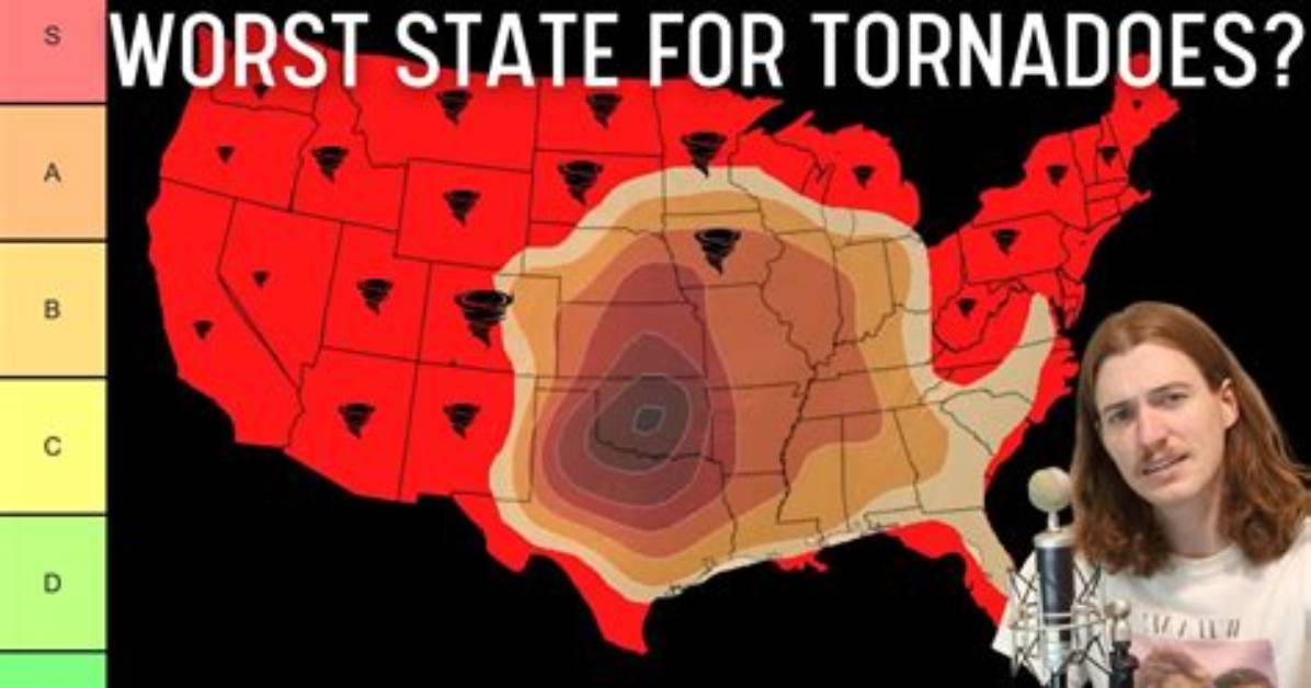 Where Gets the Most Tornadoes?