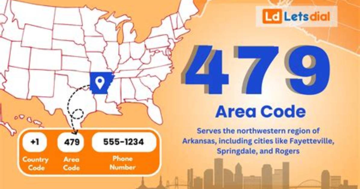 Where Is Area Code 479