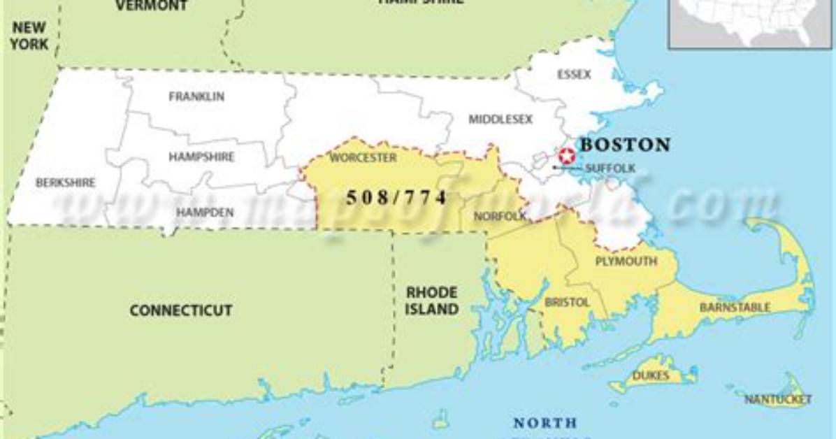 Where Is Area Code 508