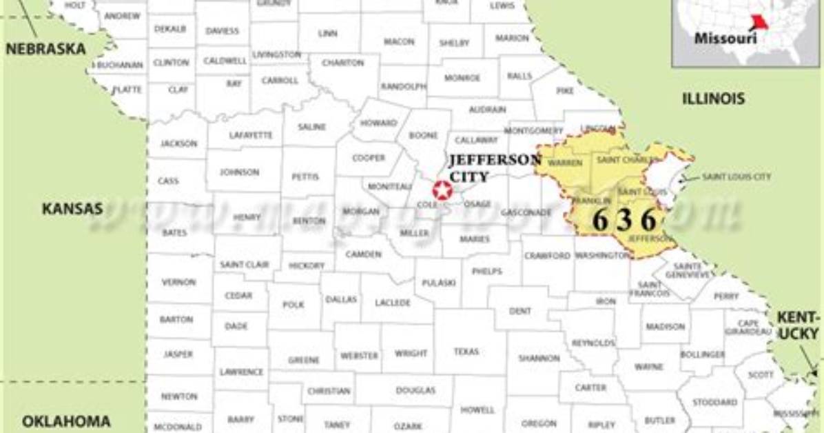 Where Is Area Code 636