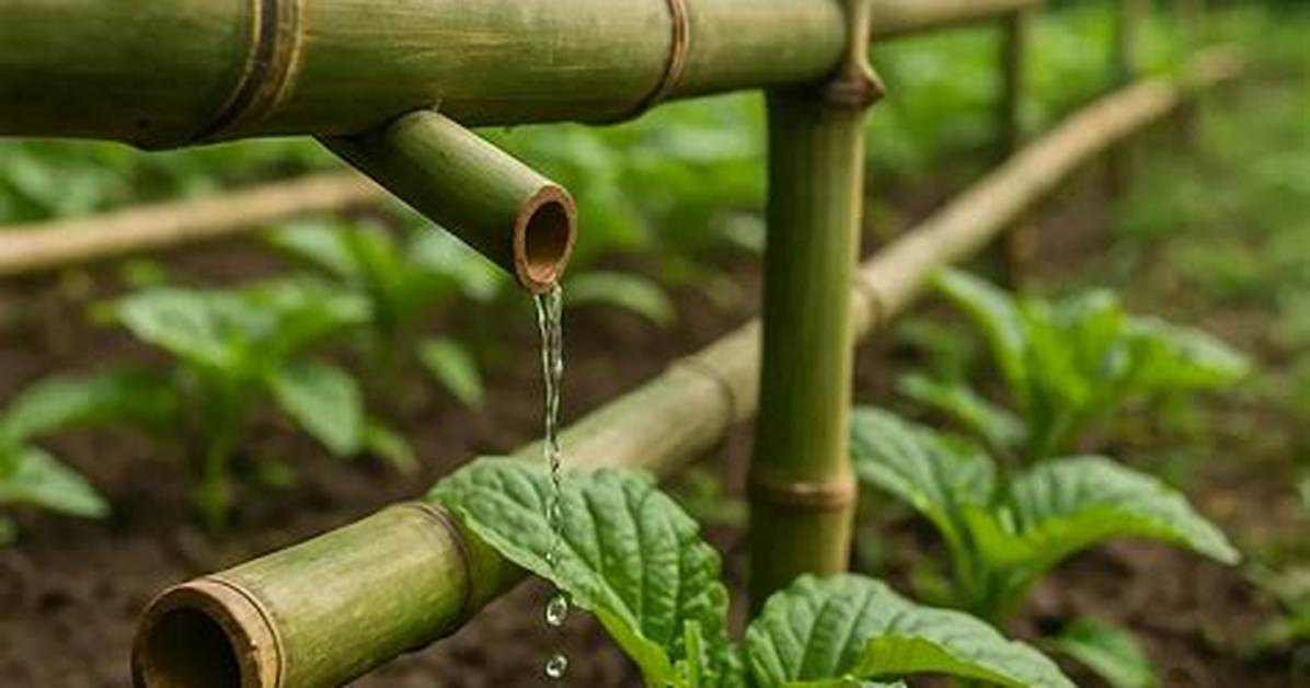 Where Is Bamboo Drip Irrigation System Practiced