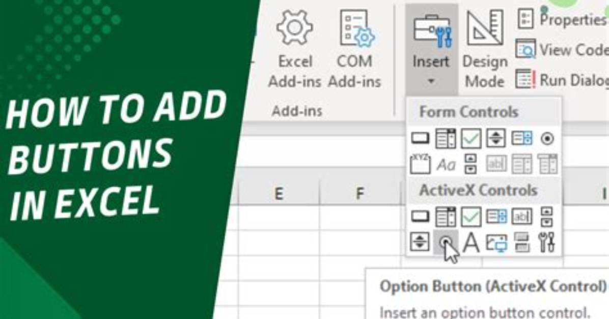 Where Is Button in Excel?