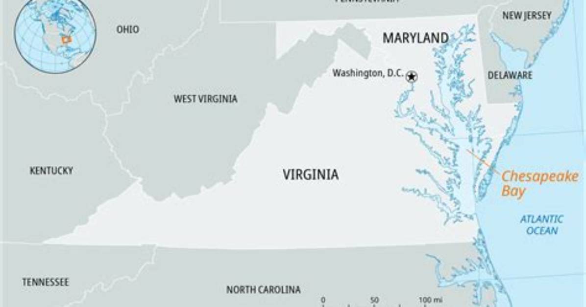 Where Is Chesapeake Bay on a Map