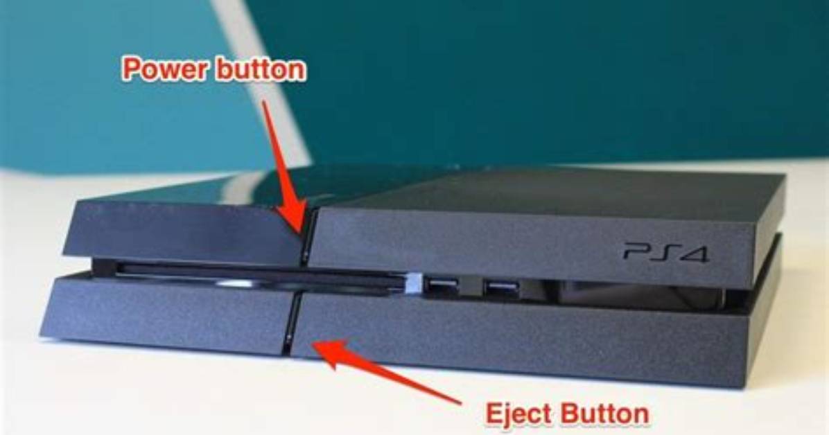 Where Is Eject Button on Ps4?