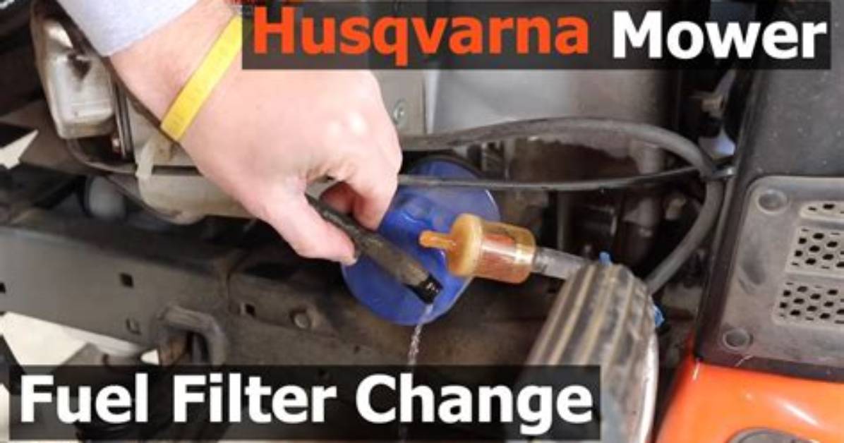 Where Is Fuel Filter on Push Mower