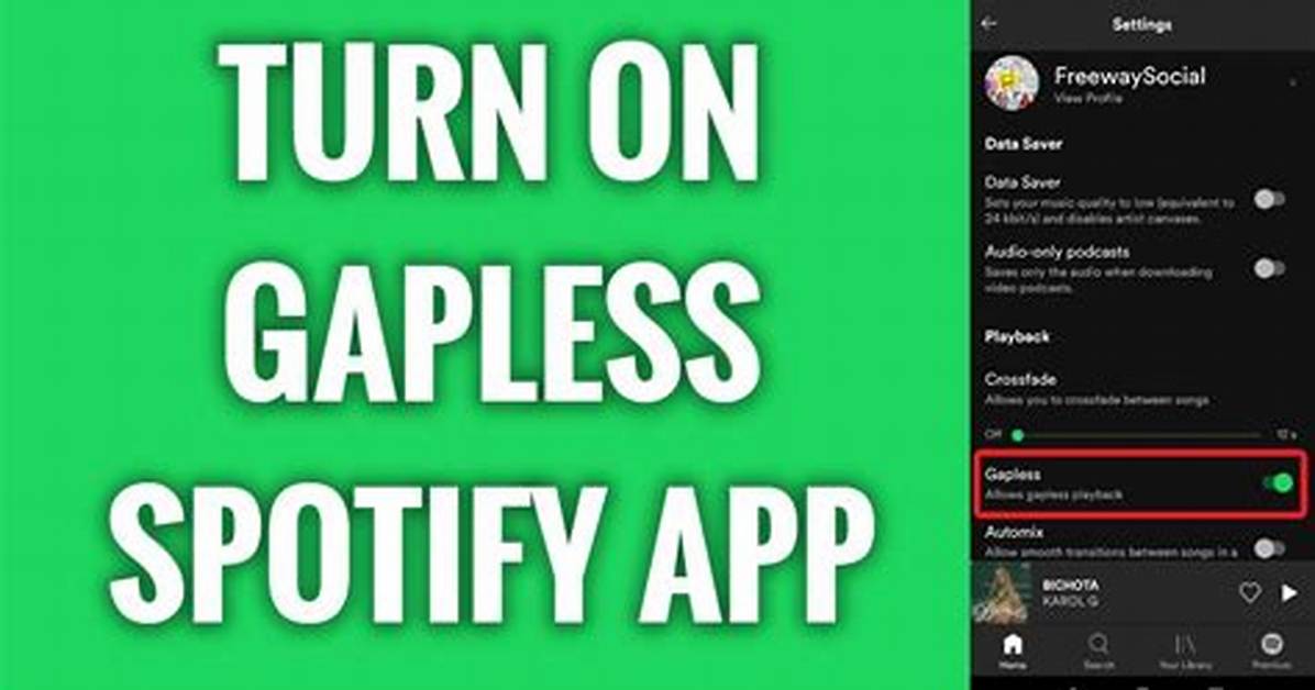 Where Is Gapless Playback in Spotify?