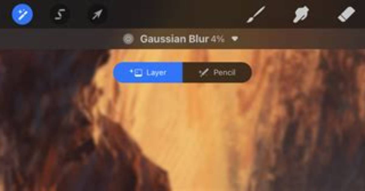 Where Is Gaussian Blur in Procreate?