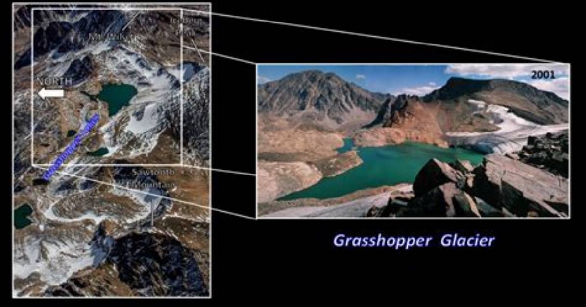 Where Is Grasshopper Glacier?