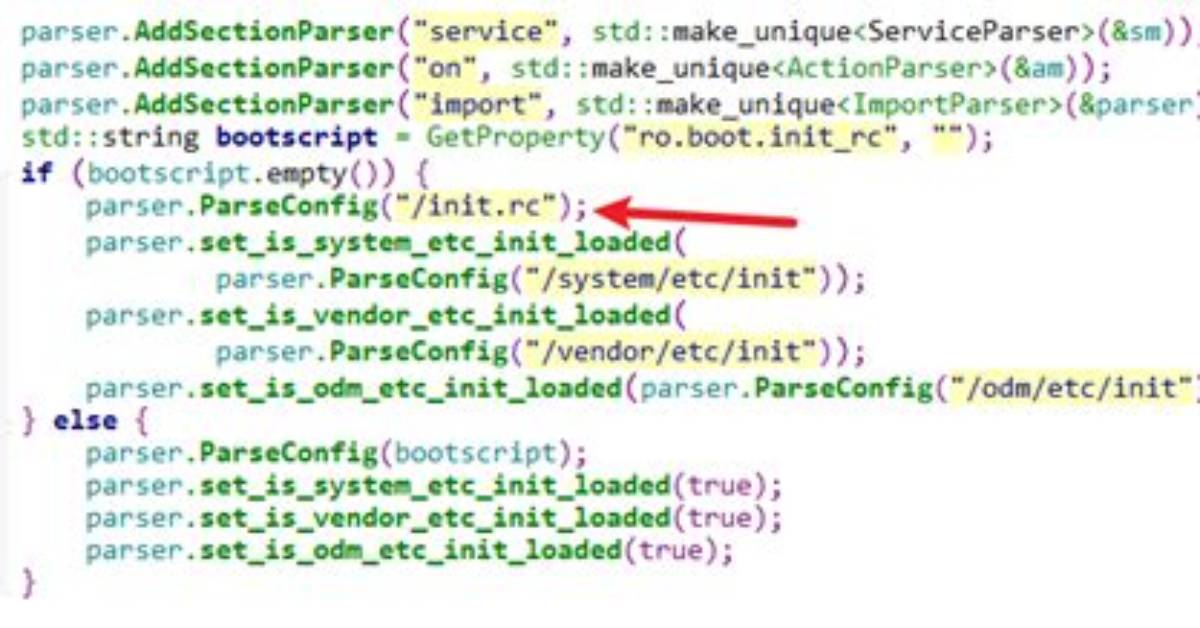 Where Is Init Rc in Android?