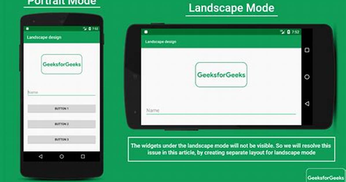 Where Is Landscape Mode in Android?
