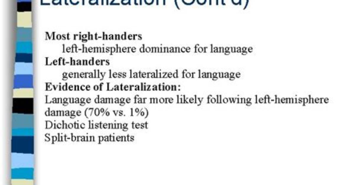 Where Is Language Lateralized?