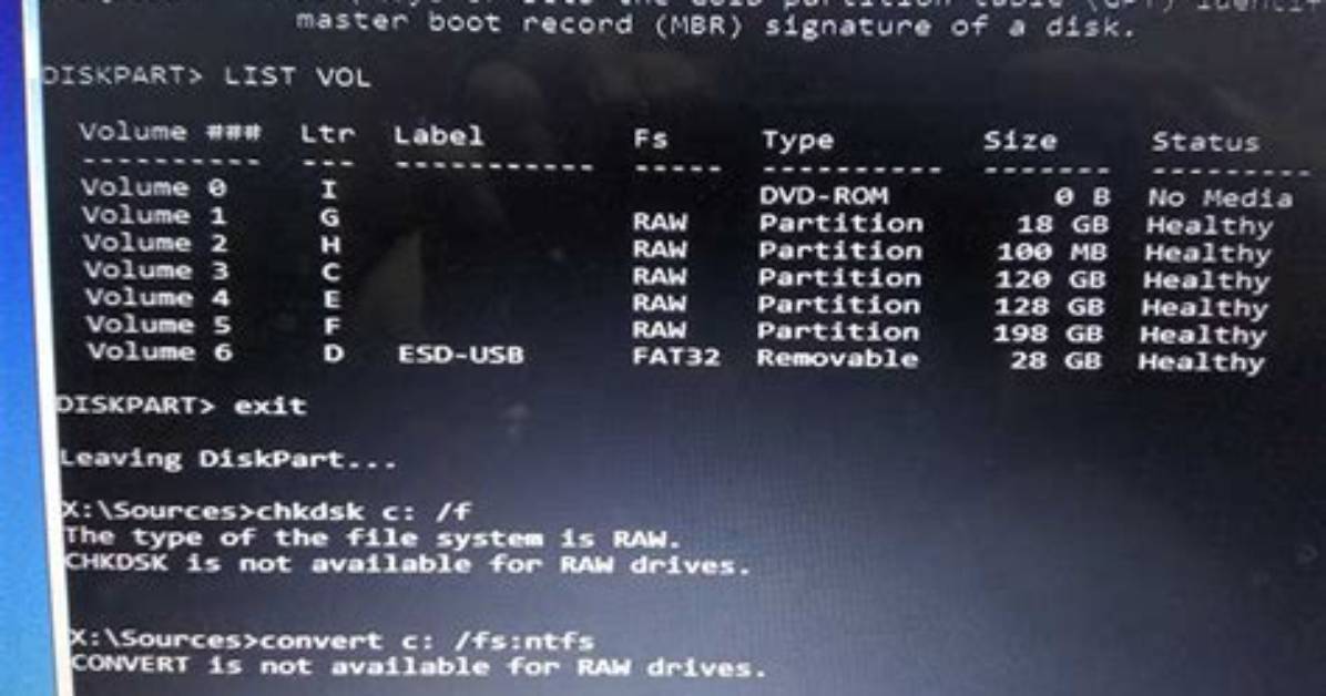Where Is My Raw Disk Linux?