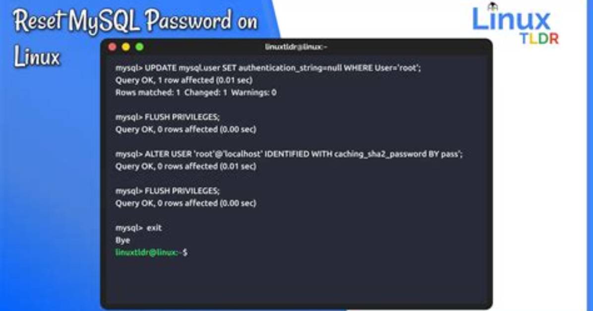 Where Is Mysql Password Stored Linux?