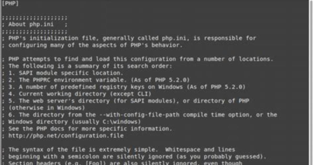 Where Is Php Ini Located Linux?