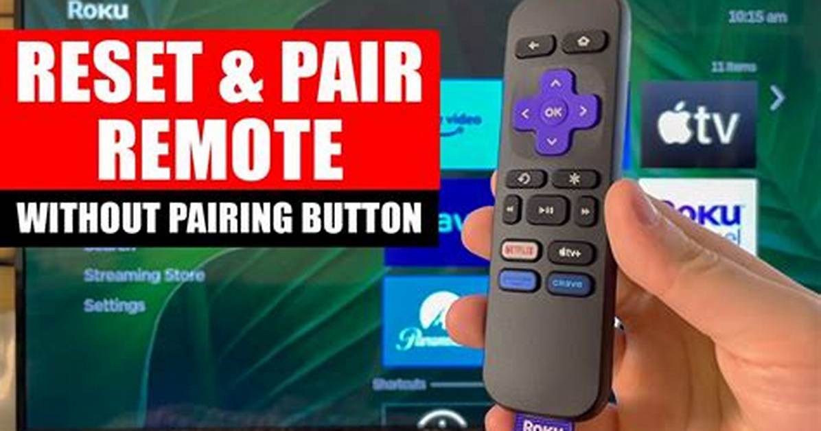 Where Is Reset Button on Roku Remote?
