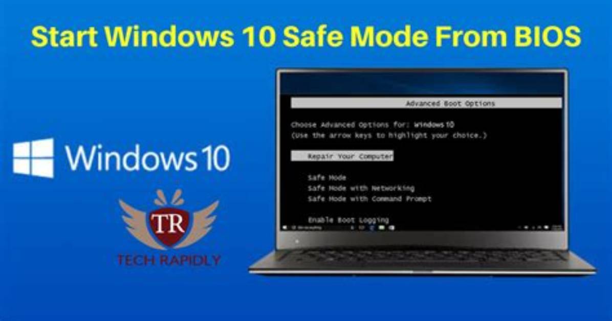Where Is Safe Mode in Bios?