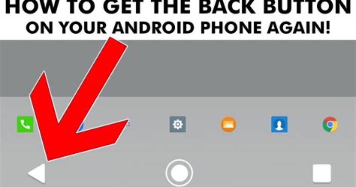 Where Is the Back Button on Android 10?