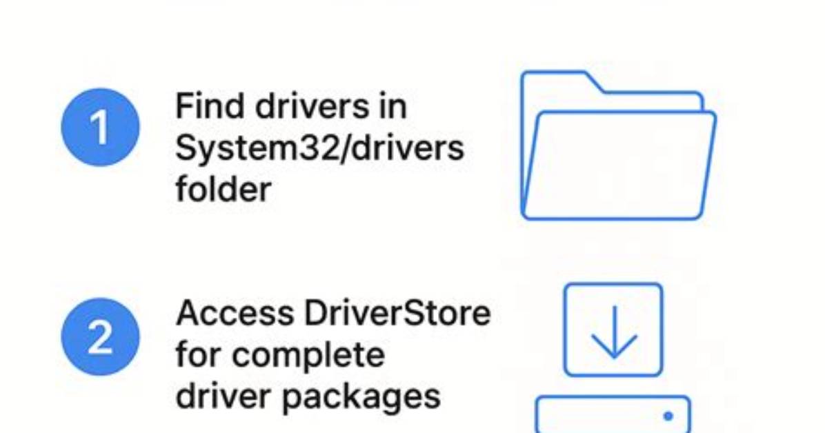 Where Is the Driver Folder in Windows 10?