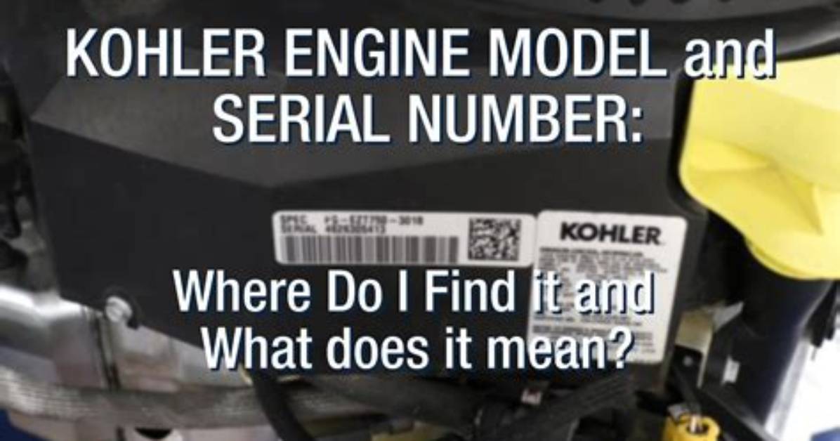 Where Is the Engine Model Number?