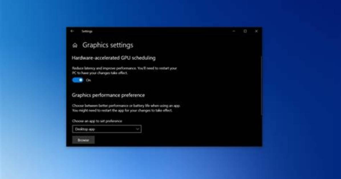Where Is the Hardware Acceleration Setting in Windows 10?