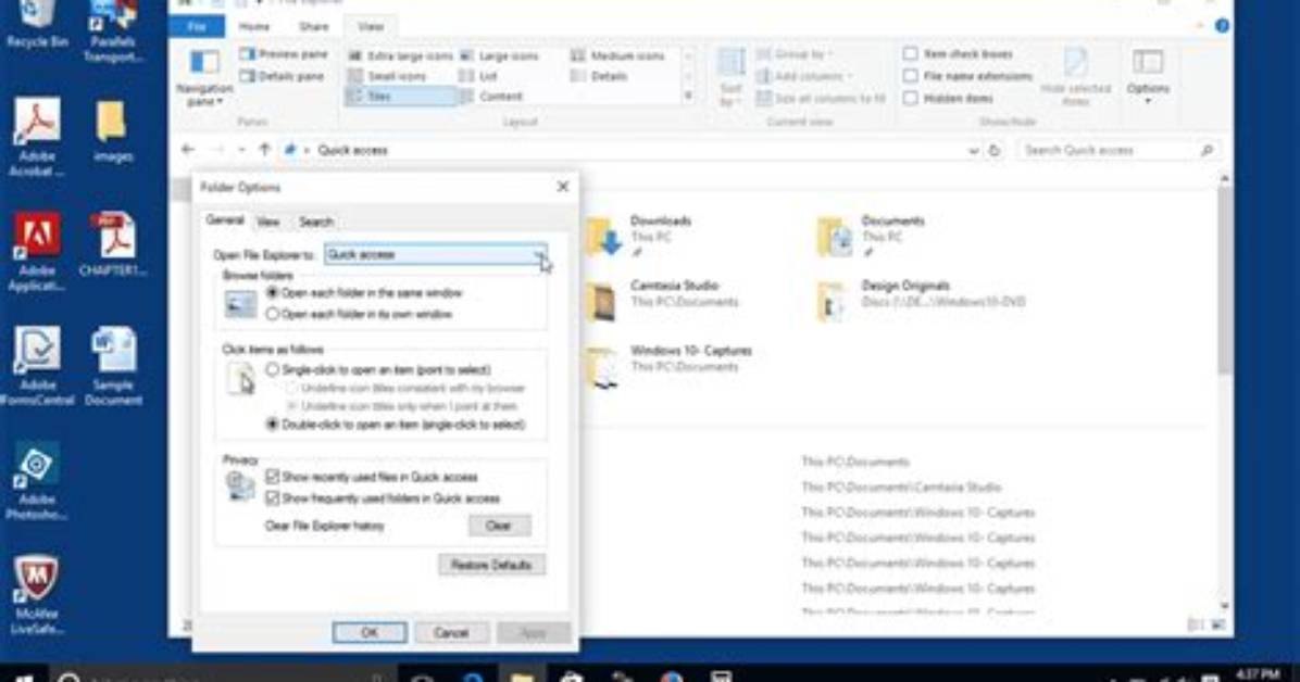 Where Is the Quick Access in Windows 10?