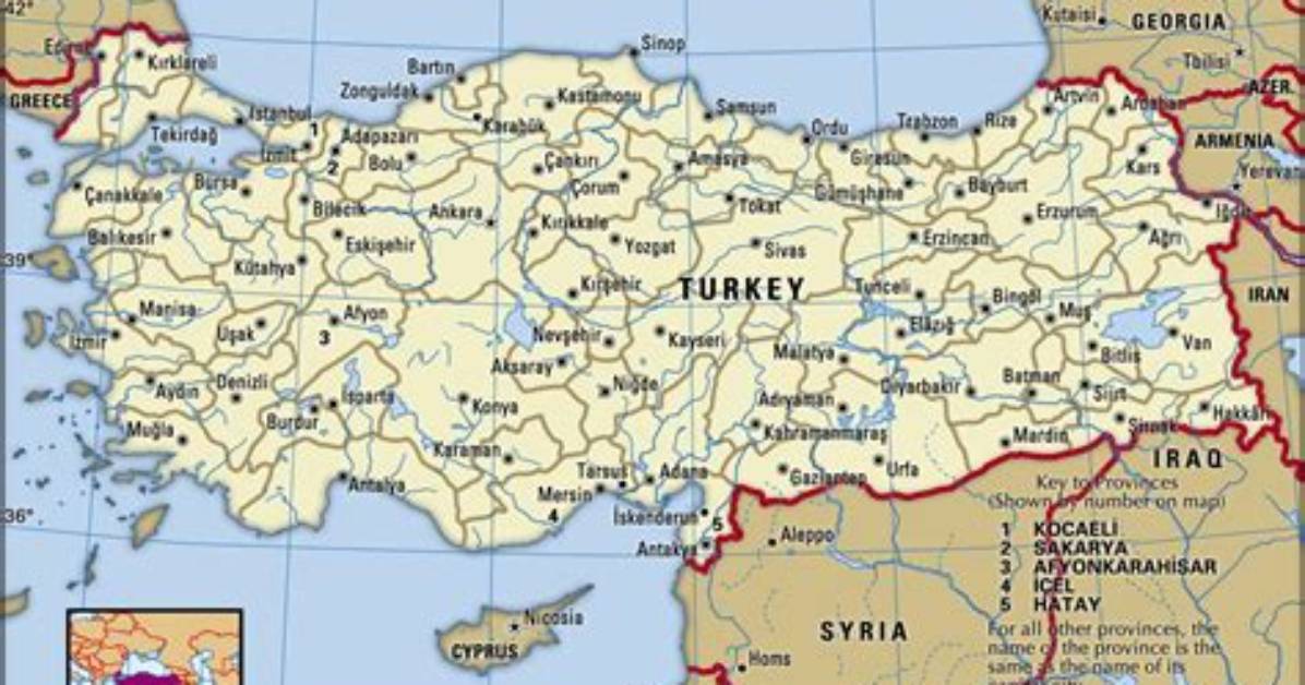 Where Is Turkey Located?