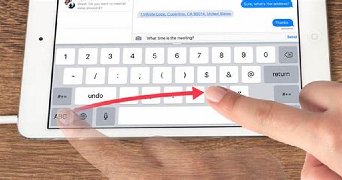 Where Is Underscore on Ipad?