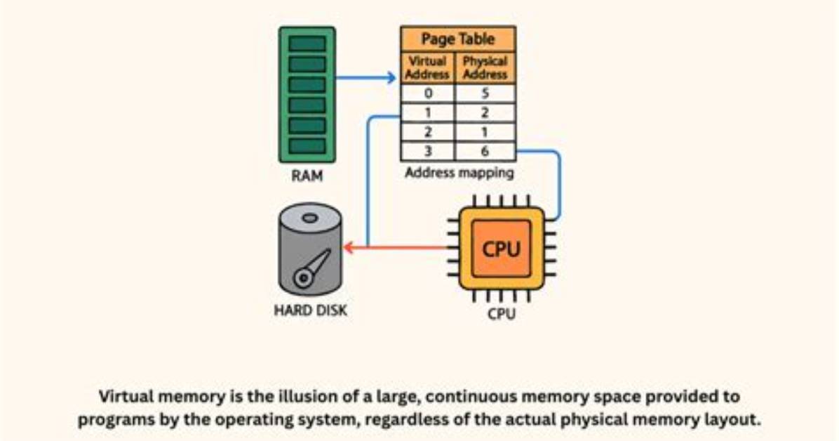 Where Is Virtual Memory Stored on a Linux System?