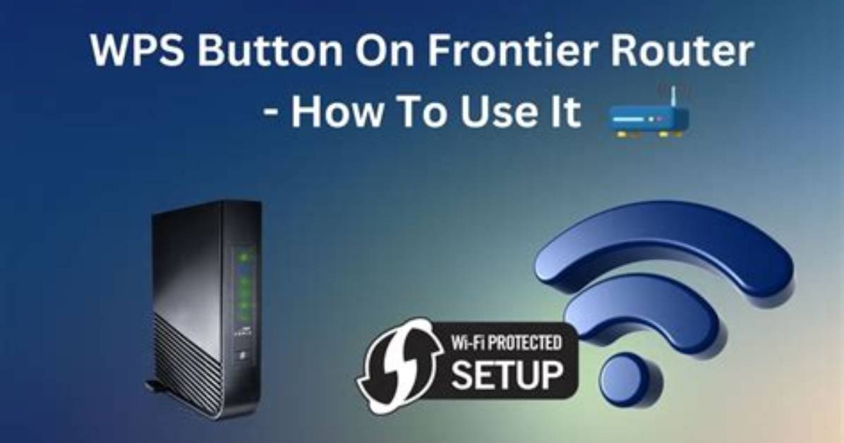 Where Is Wps Button on Frontier Arris Router?