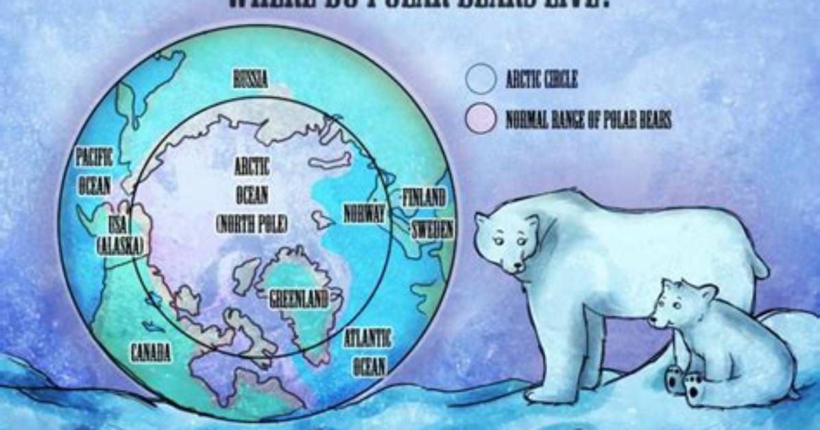 Where Polar Bears Live Map?