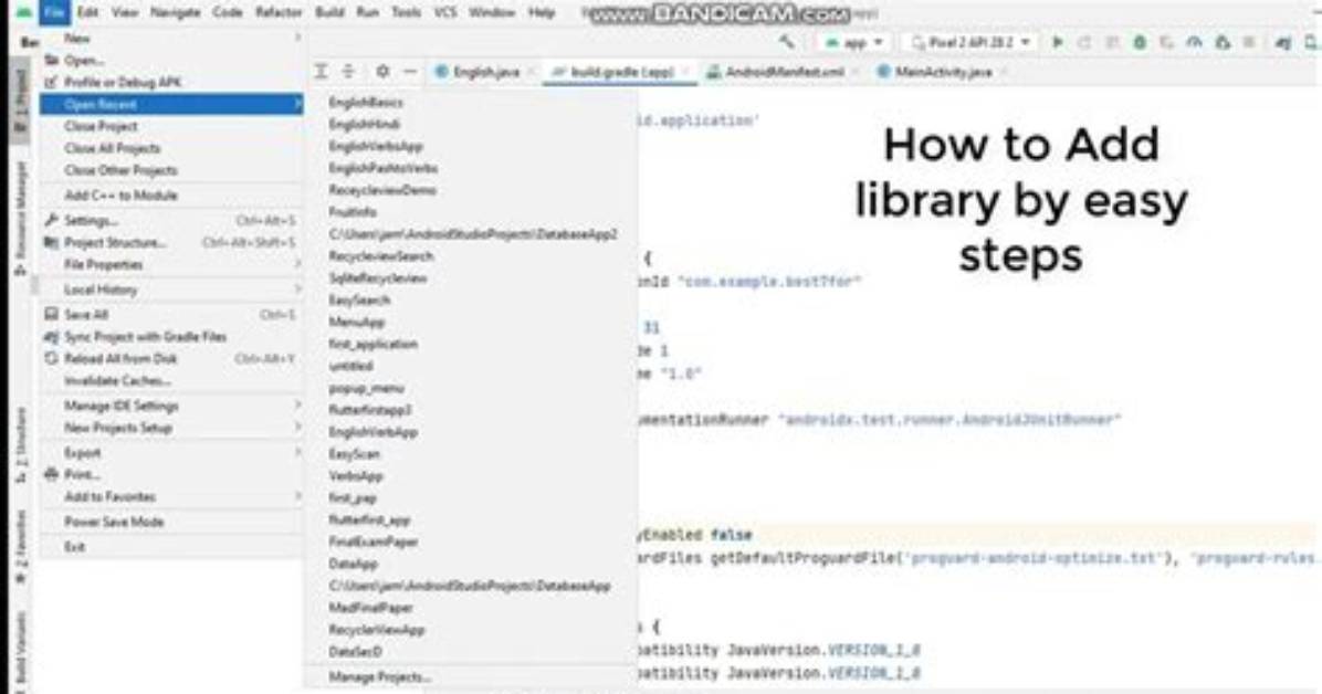 Where Should I Add Library in Android Studio?