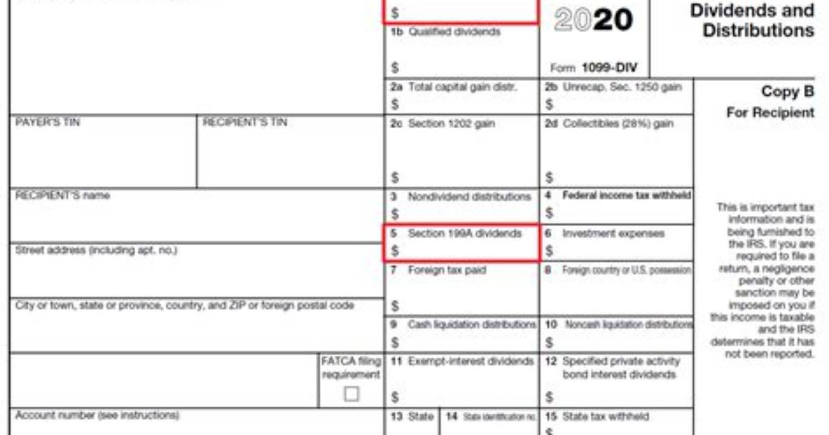 Where to Report Section 199A Dividends?