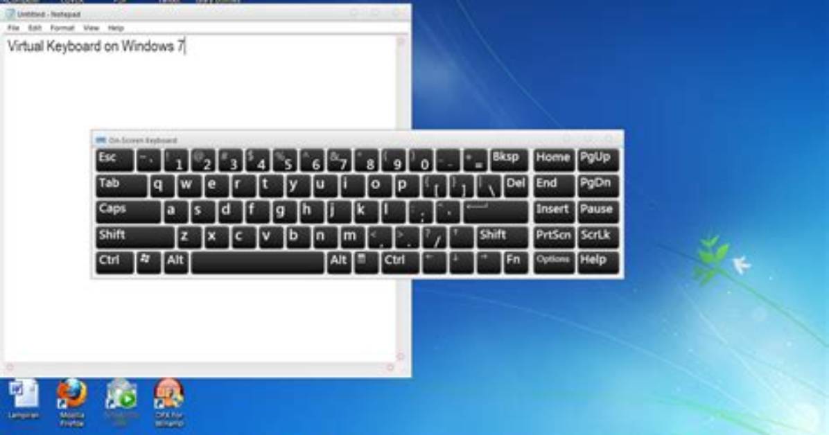 Where Virtual Keyboard in Windows 7?