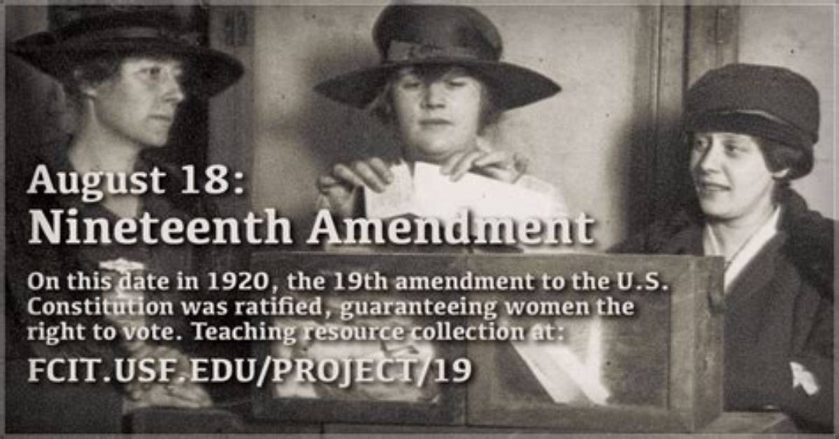 Where Was the Nineteenth Amendment Ratified?