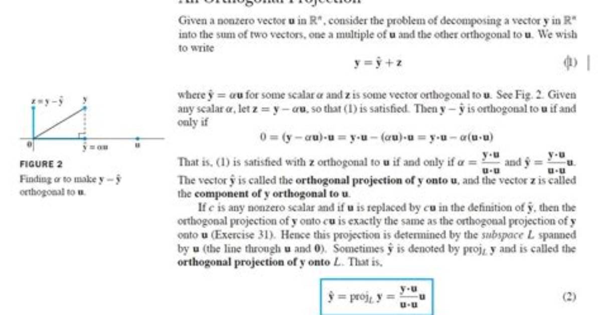 Where We Use Orthogonal?