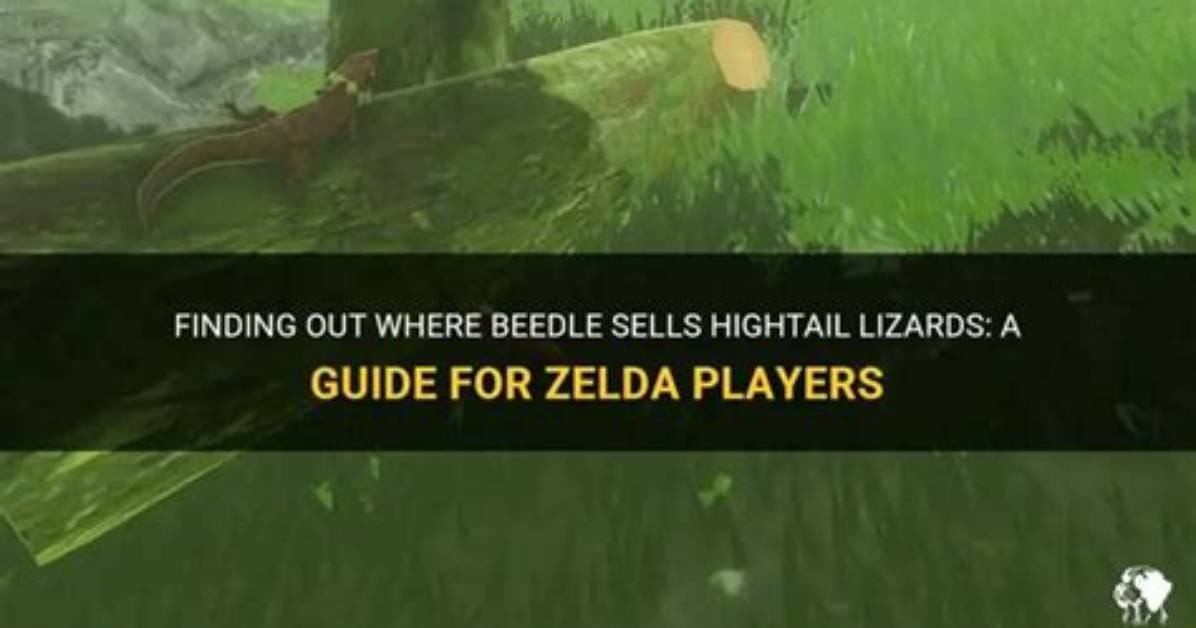 Which Beedle Sells Hightail Lizards?