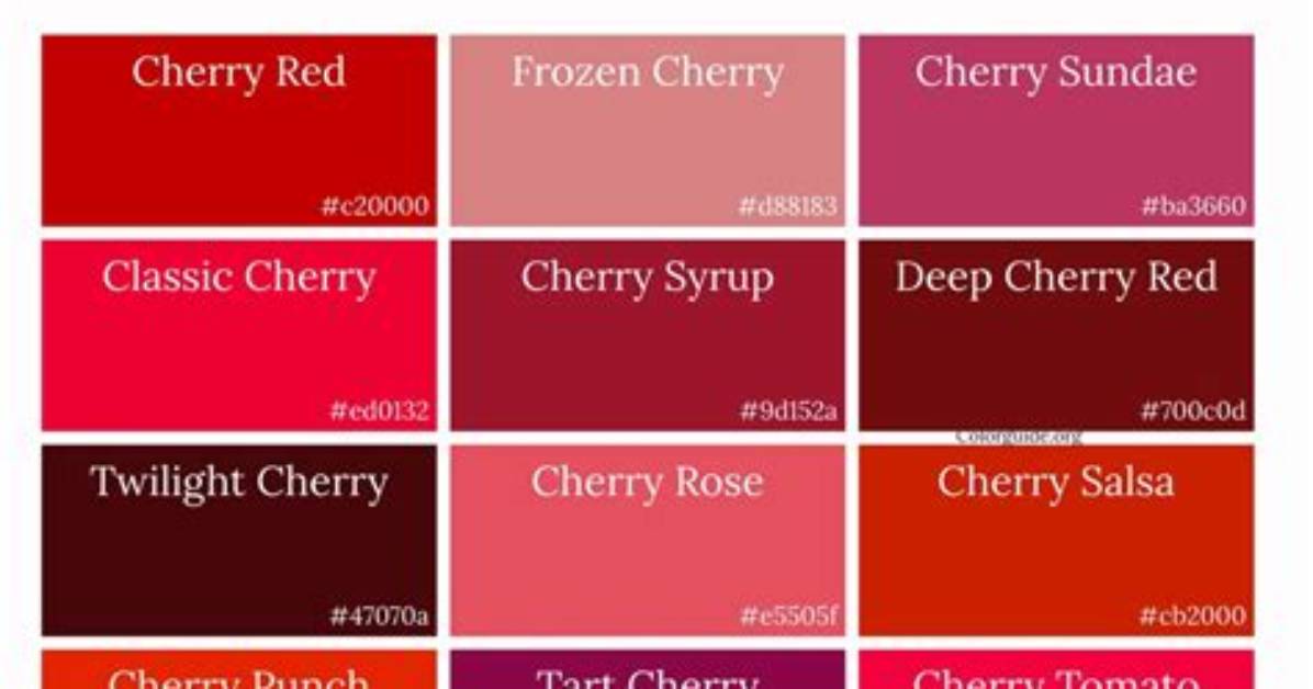 Which Color Is Cherry Red?