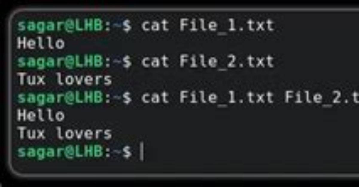 Which Command Is Used to Join Files in Linux?