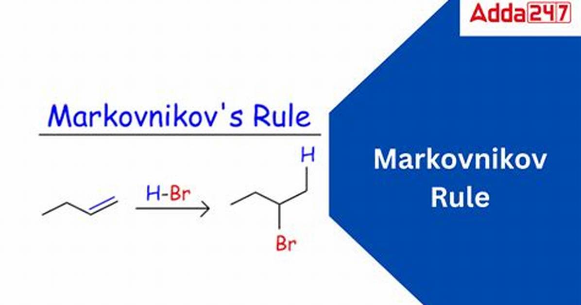 Which Concept Explain Markovnikov Rule?