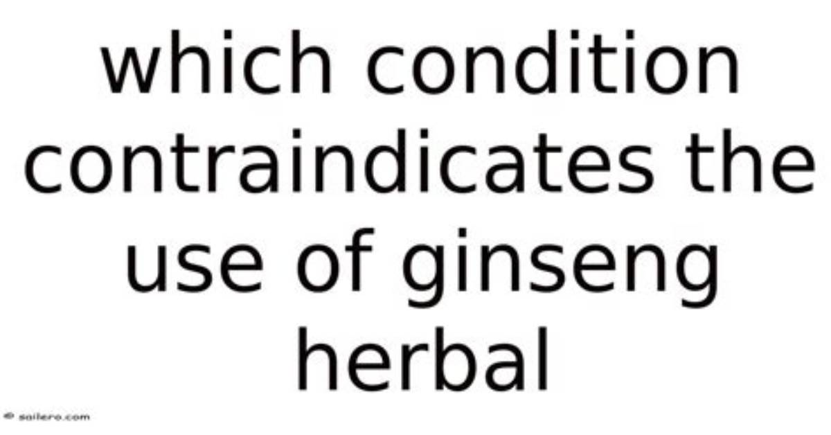 Which Condition Contraindicates a Massage?