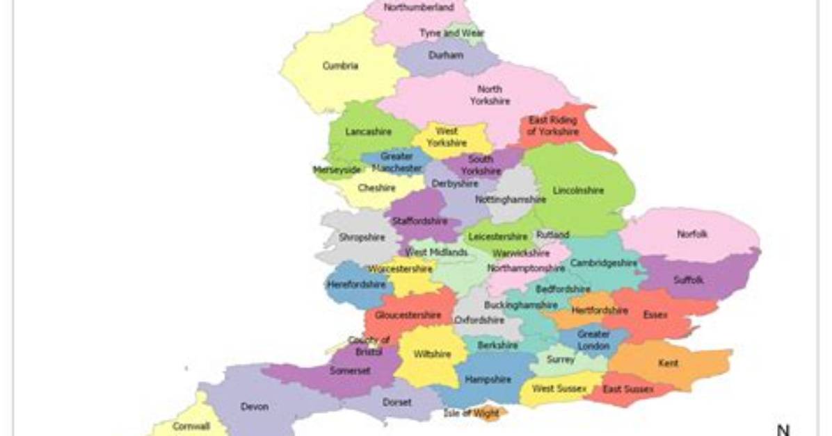 Which Counties Are Shires?