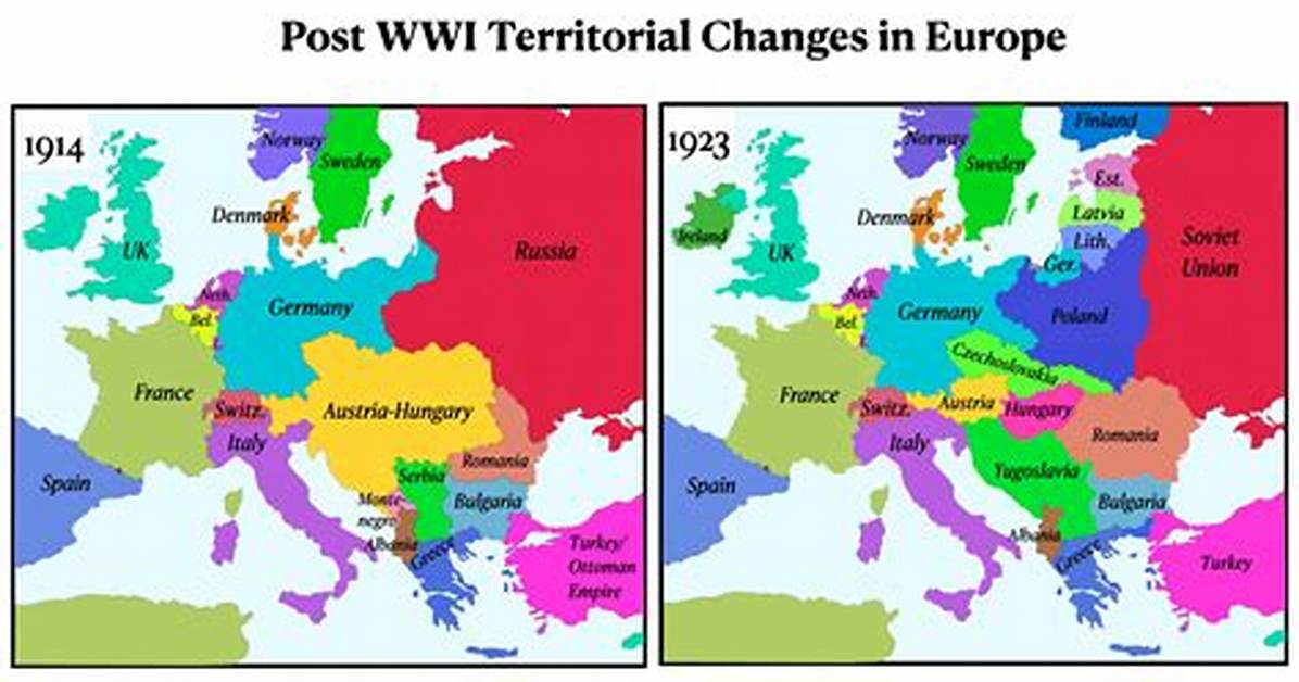 Which Countries Gained Territory After Ww1?