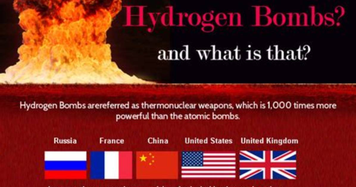 Which Countries Have Hydrogen Bomb?