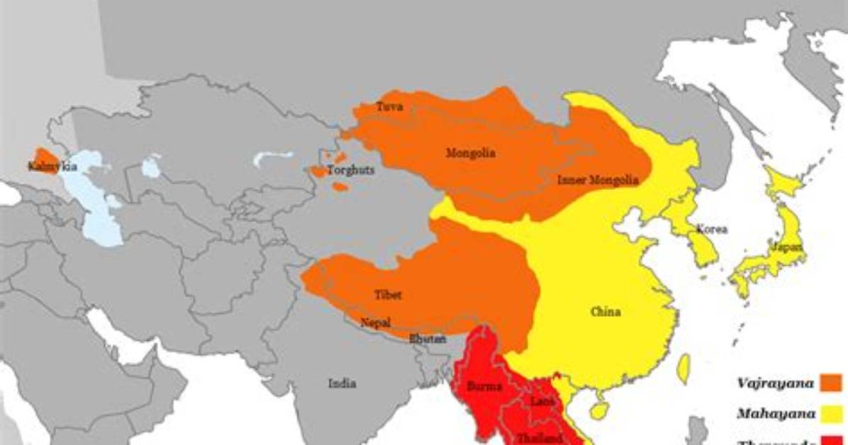 Which Countries Practice Theravada Buddhism?