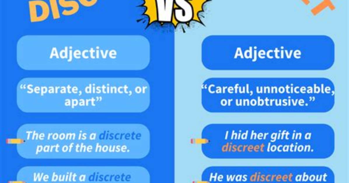 Which Discreet Is Discrete?